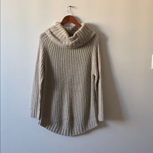 Turtleneck sweater dress
